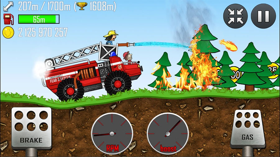 Hill Climb Racing Mod Apk - Gameplay Screenshot