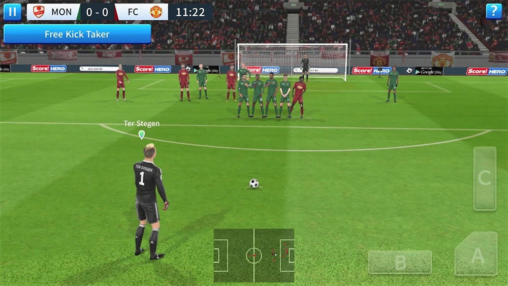 Dream League Soccer Mod Apk - Gameplay Screenshot