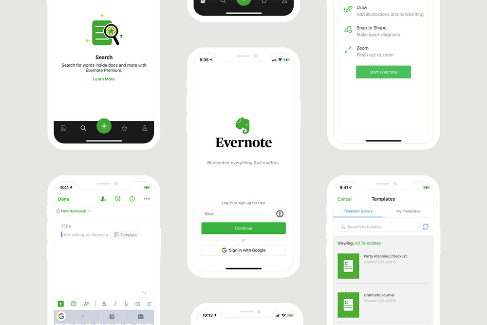 Evernote Premium MOD APK - App Screenshot