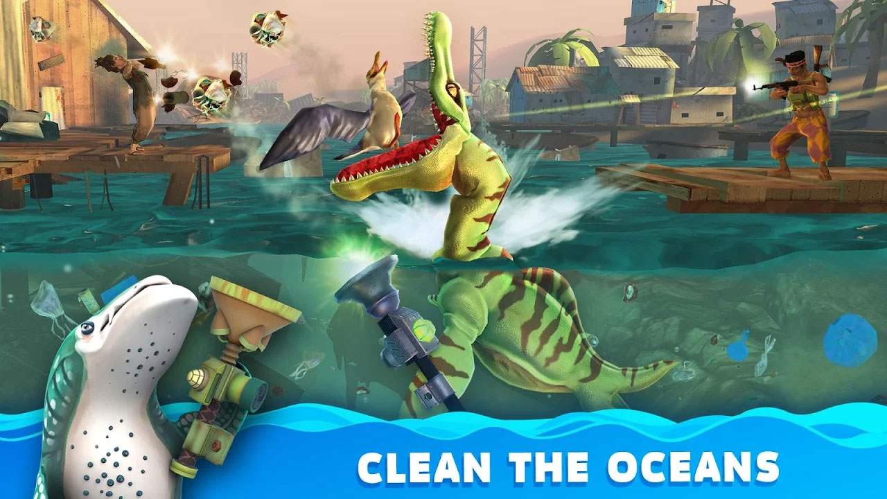 Hungry Shark World Mod Apk - Gameplay Screenshot