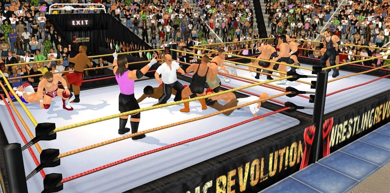 wrestling revolution 3d mod apk
