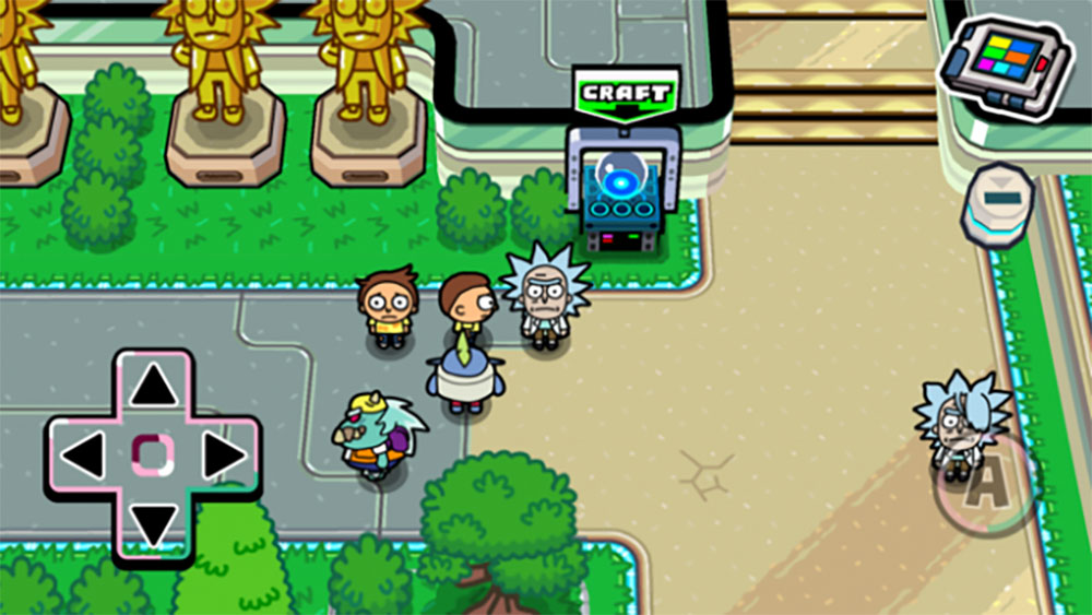 Pocket Mortys MOD APK - Gameplay Screenshot