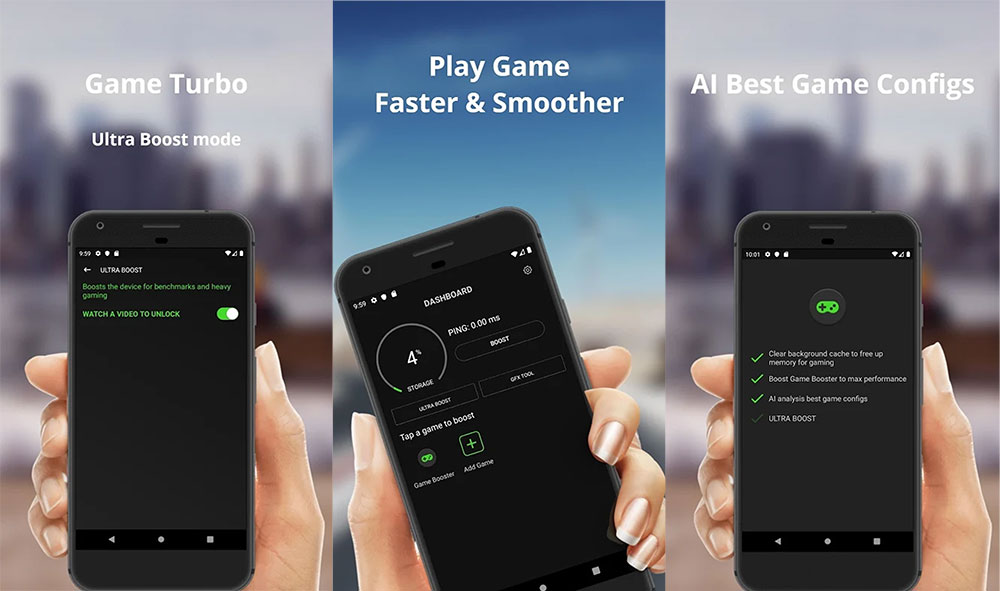 Game Booster 4x Faster Pro Mod Apk - App Screenshot