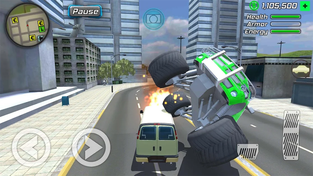 Grand Action Simulator - New York Car Gang MOD APK - Gameplay Screenshot