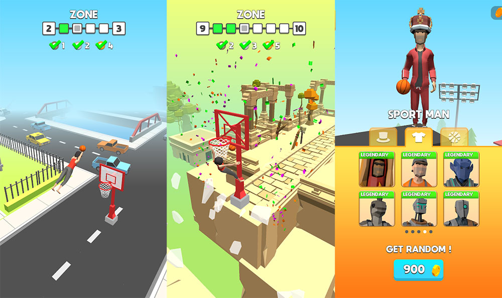 Flip Dunk APK - Gameplay Screenshot