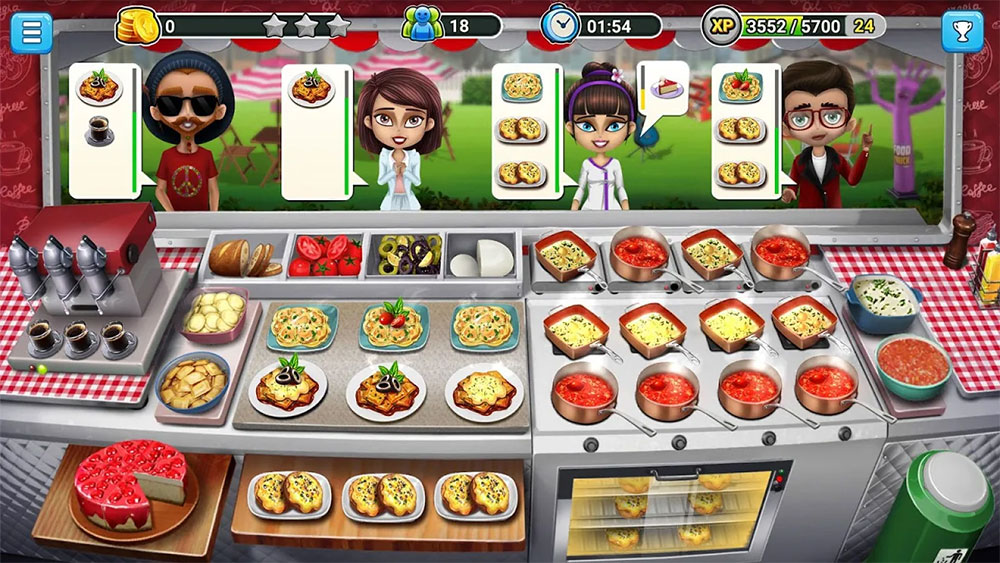 Food Truck Chef: Cooking Game Mod APK - Gameplay Screenshot