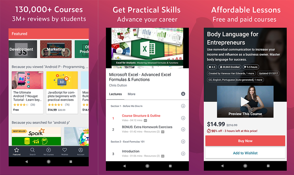 Udemy - Online Courses APK - App Screenshot