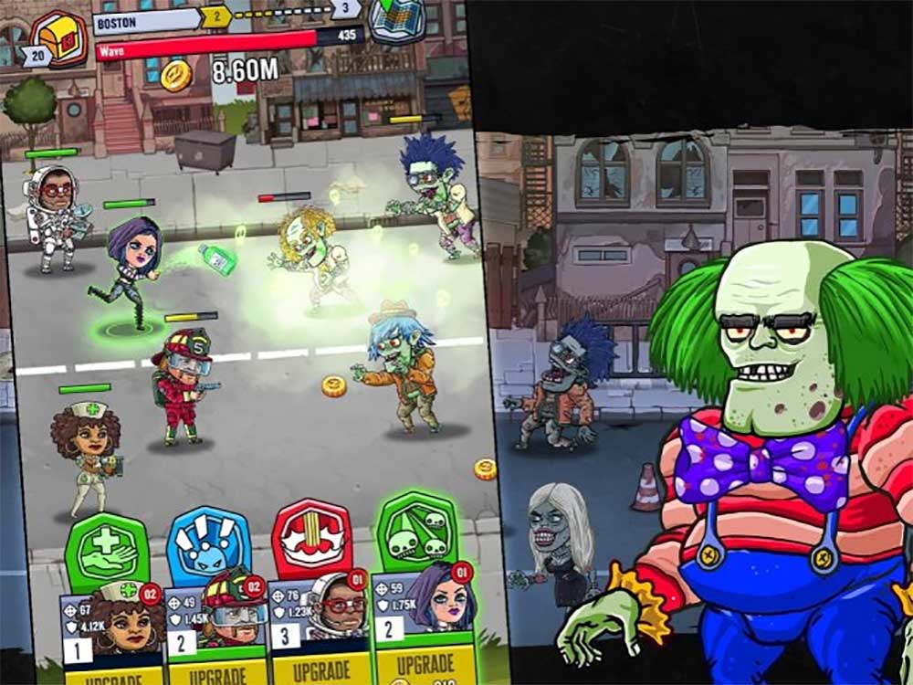 Zombieland: Double Tapper Mod Apk - Gameplay Screenshot