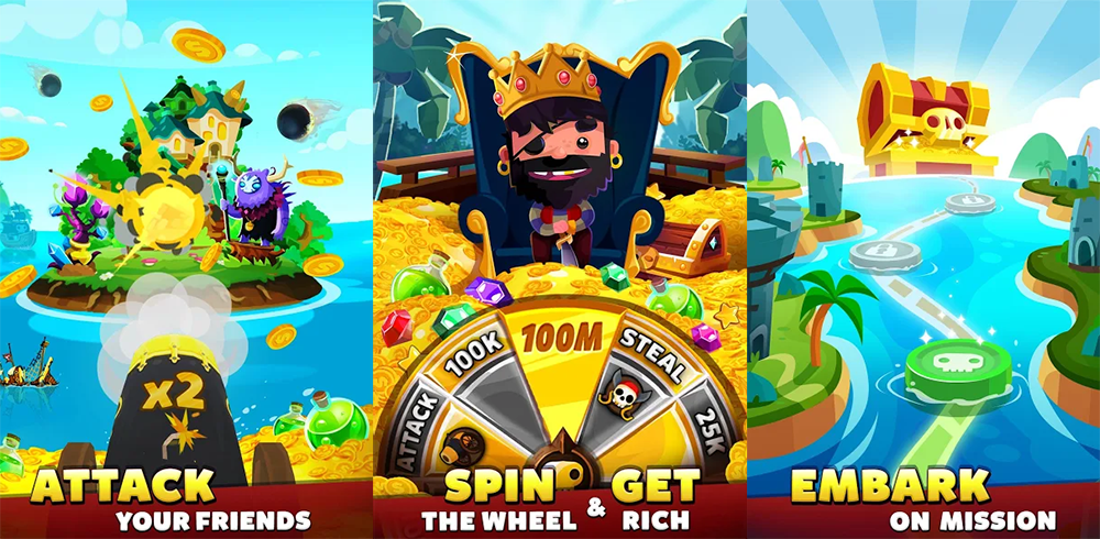 Pirate Kings MOD APK - Gameplay Screenshot