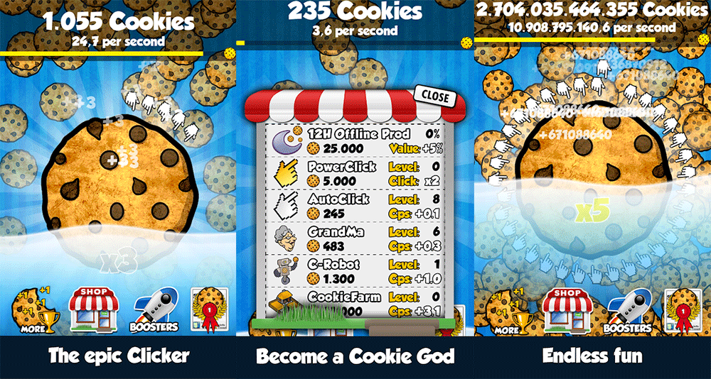 Cookie Clickers MOD APK - Gameplay Screenshot