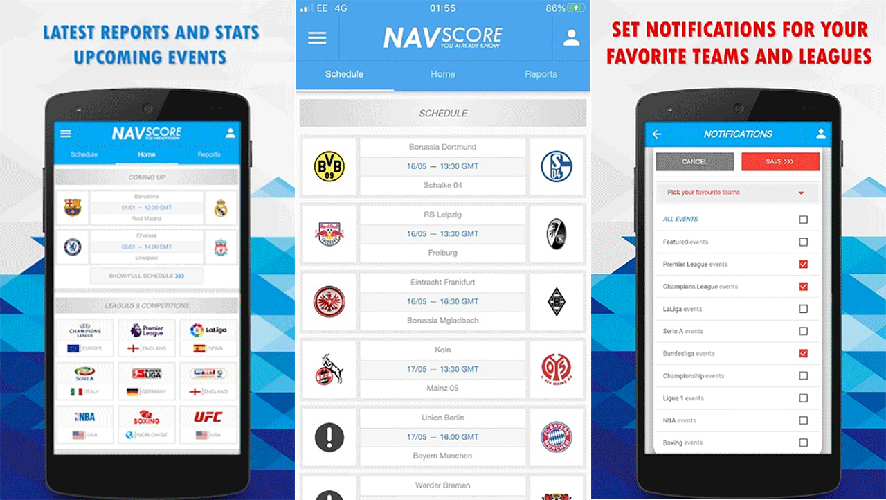 Navscore MOD APK - App Screenshot