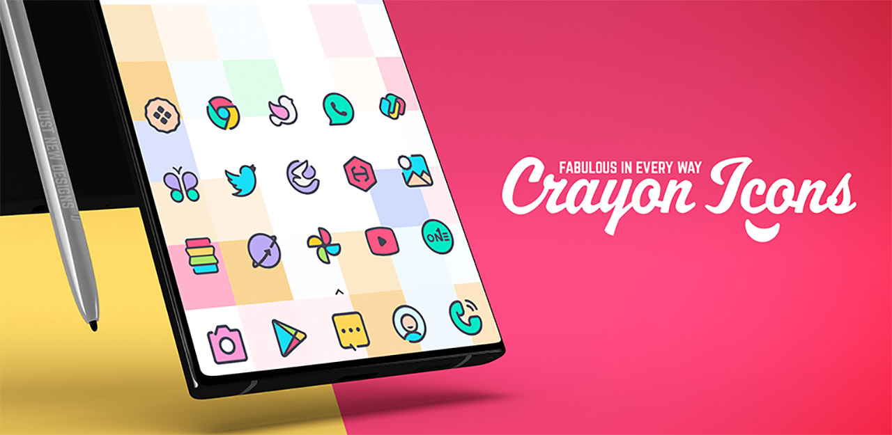 Crayon Icon Pack Apk 3.9 (Original)